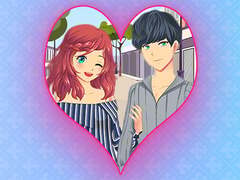 Гульня Romantic Anime Couples Dress Up Game