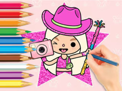 Гульня Coloring Book: Toca Baca World