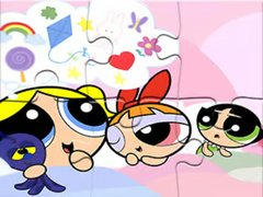 Гульня Jigsaw Puzzle: Powerpuff Girls Sweet Dream
