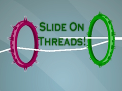 Гульня Slide On Threads!