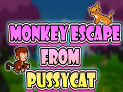 Гульня Monkey Escape from Pussy Cat
