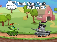 Гульня Tank War: Tank Battles 2D