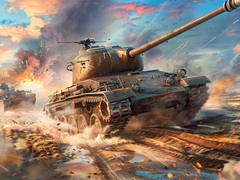 Гульня Battle Tanks Firestorm