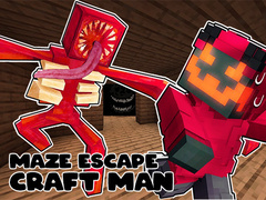 Гульня Maze Escape: Craft Man