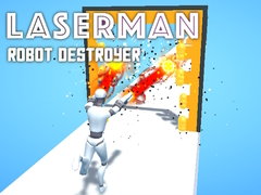 Гульня LaserMan Robot Destroyer