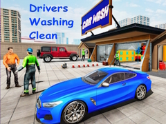 Гульня Drivers Washing Clean