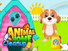 Гульня Animal Home Cleanup