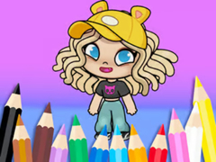 Гульня Coloring Book: Avatar Life Girl
