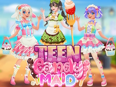Гульня Teen Candy Maid