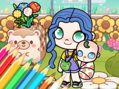 Гульня Coloring Book: Avatar World Babycare