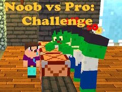 Гульня Noob vs Pro: Challenge
