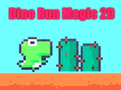 Гульня Dino Run Magic 2D