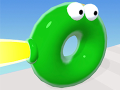 Гульня Bouncy Blob Race: Obstacle Course