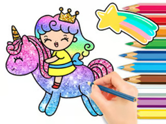 Гульня Coloring Book: Unicorn Princess