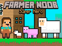 Гульня Farmer Noob Super Hero