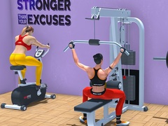 Гульня Gym Simulator 2024