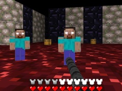 Гульня Herobrine's Catacombs 3D