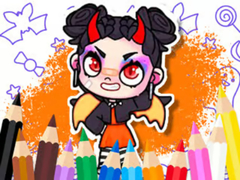 Гульня Coloring Book: Avatar World Cute Devil