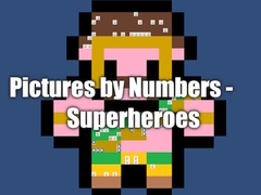 Гульня Pictures by Numbers - Superheroes