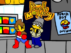 Гульня Punch Monkey