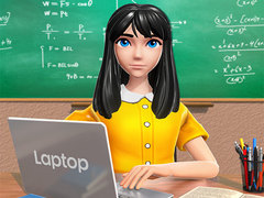 Гульня School Teacher Game School Day