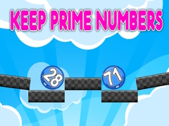 Гульня Keep Prime Numbers
