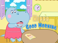 Гульня Hippo Good Morning