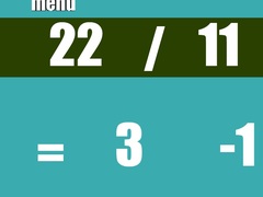 Гульня Division Math Quiz