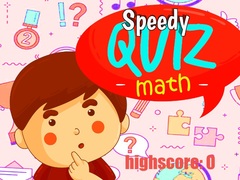 Гульня Speedy Quiz Maths