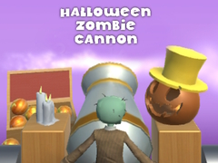 Гульня Halloween Zombie Cannon
