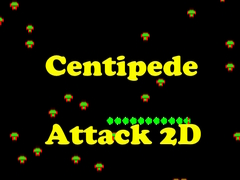 Гульня Centipede Attack 2D