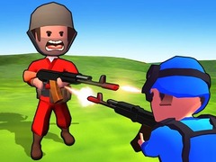 Гульня Little Commander. Red vs Blue