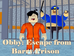 Гульня Obby: Escape from Barry Prison