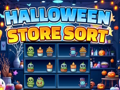 Гульня Halloween Store Sort
