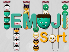 Гульня Emoji Sort