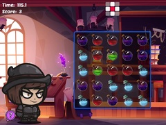 Гульня Wizardry Match 3 Battles