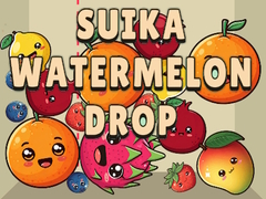 Гульня Suika Watermelon Drop