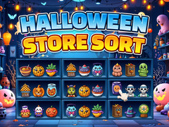 Гульня Halloween Store Sort