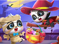 Гульня Jigsaw Puzzle: Baby Panda Halloween