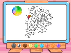 Гульня Coloring Book: Flower Bouquet