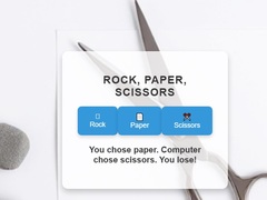Гульня Rock Paper Scissors