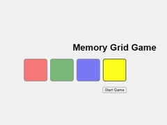 Гульня Memory Grid