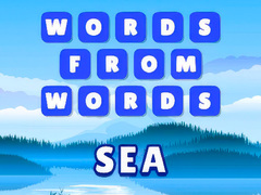 Гульня Words from words: Sea