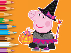 Гульня Coloring Book: Peppa Pig Halloween