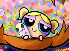 Гульня Jigsaw Puzzle: Powerpuff Girl Halloween