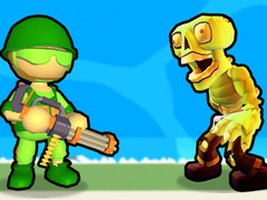 Гульня Destruction of Stickman Zombie
