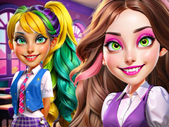 Гульня Princesses at Horror School