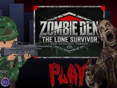 Гульня Zombie Den: The Lone Survivor