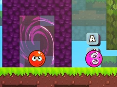 Гульня Red Ball Rolling 2