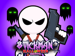 Гульня Stickman Halloween Survive
